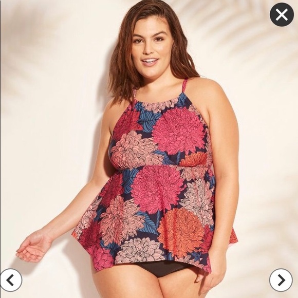 Kona Sol Other - High-Neck Tankini Top from Kona Sol  size 18w